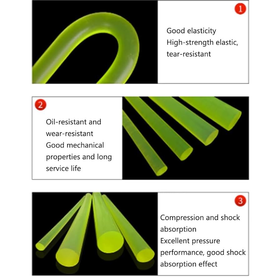 š”ļø PU Rubber Self Defense Stick ā šŖ Flexible & Strong Rod for š„ Martial Arts Training & š  Home Safety (50cms)